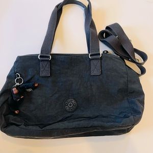 Kipling cross body shoulder bag triple compartment